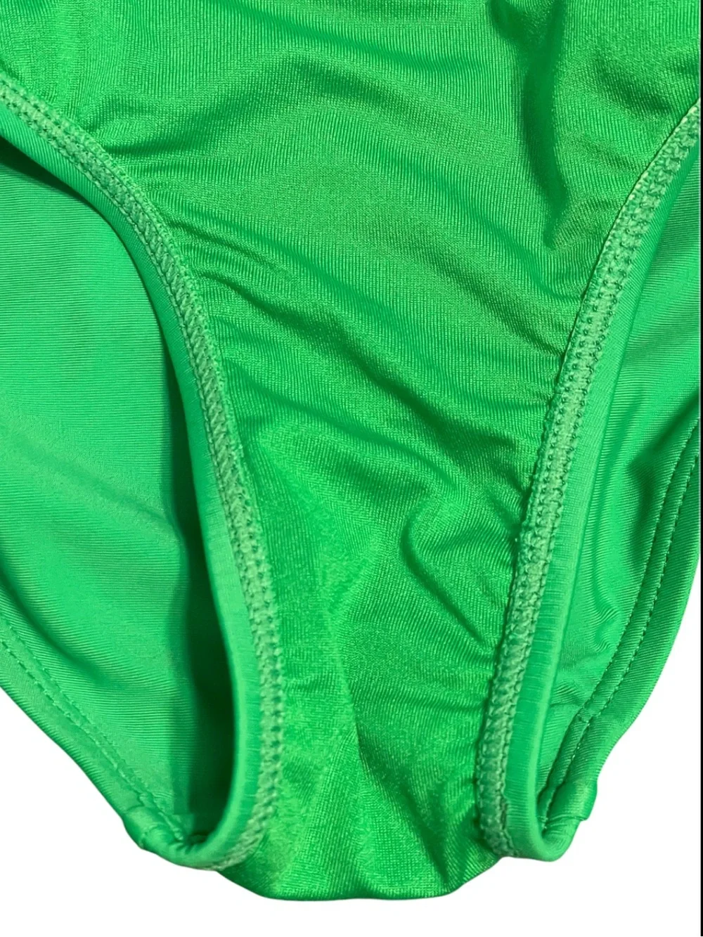 Old Navy Girls Set of 2 Swimsuits Green Ruffle & Strawberry Print One piece Set